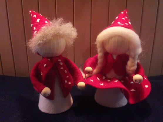 Pegdoll Kabouters rood met witte stippen (groot) - Afbeelding 4