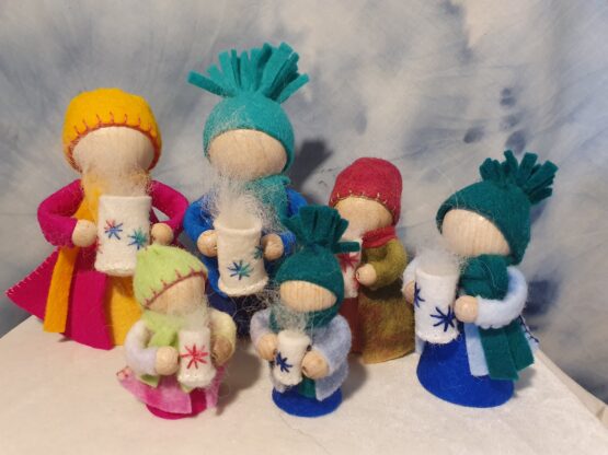 Pegdolls met een lekkere kop warme chocomel