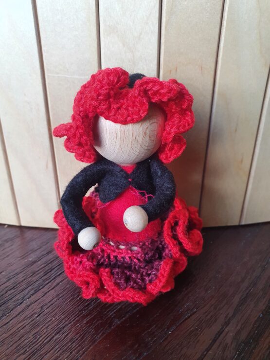 Pegdoll Flamencodanseres - 10cm