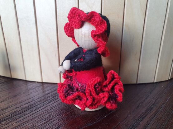 Pegdoll Flamencodanseres - 10cm