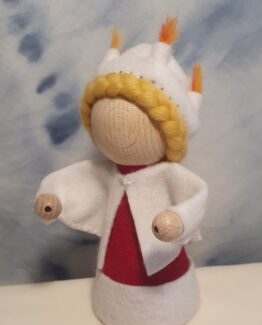 Sint Lucia - Pegdoll 10cm en wolvilt